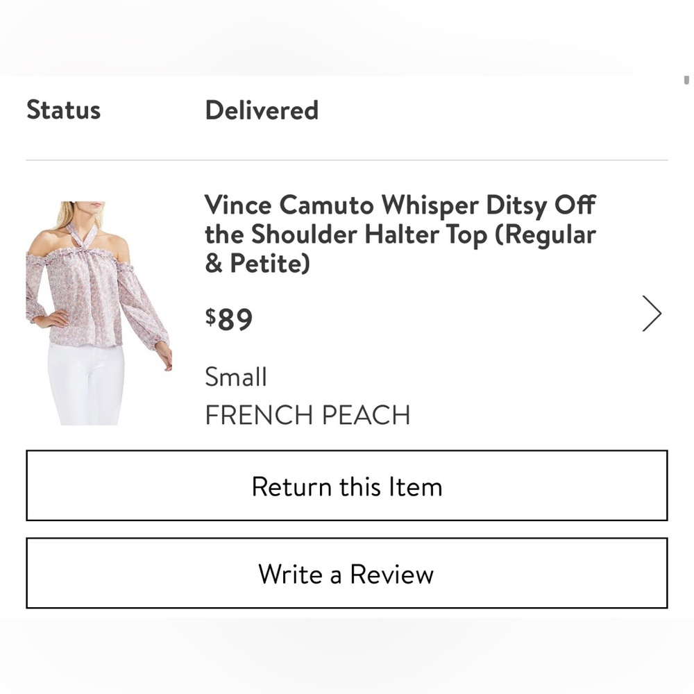 Vince Camuto Floral Halter Top
